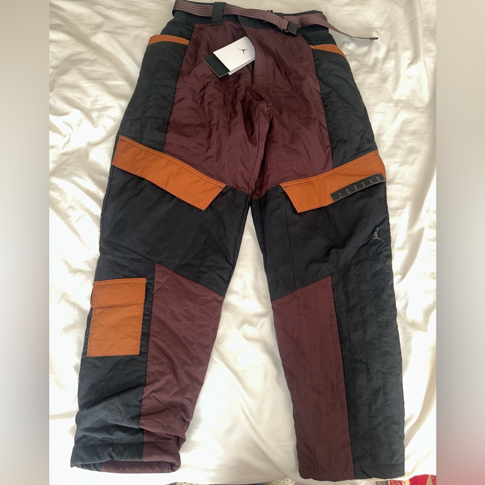 Air Jordan Brown Utility Cargo Pants RARE